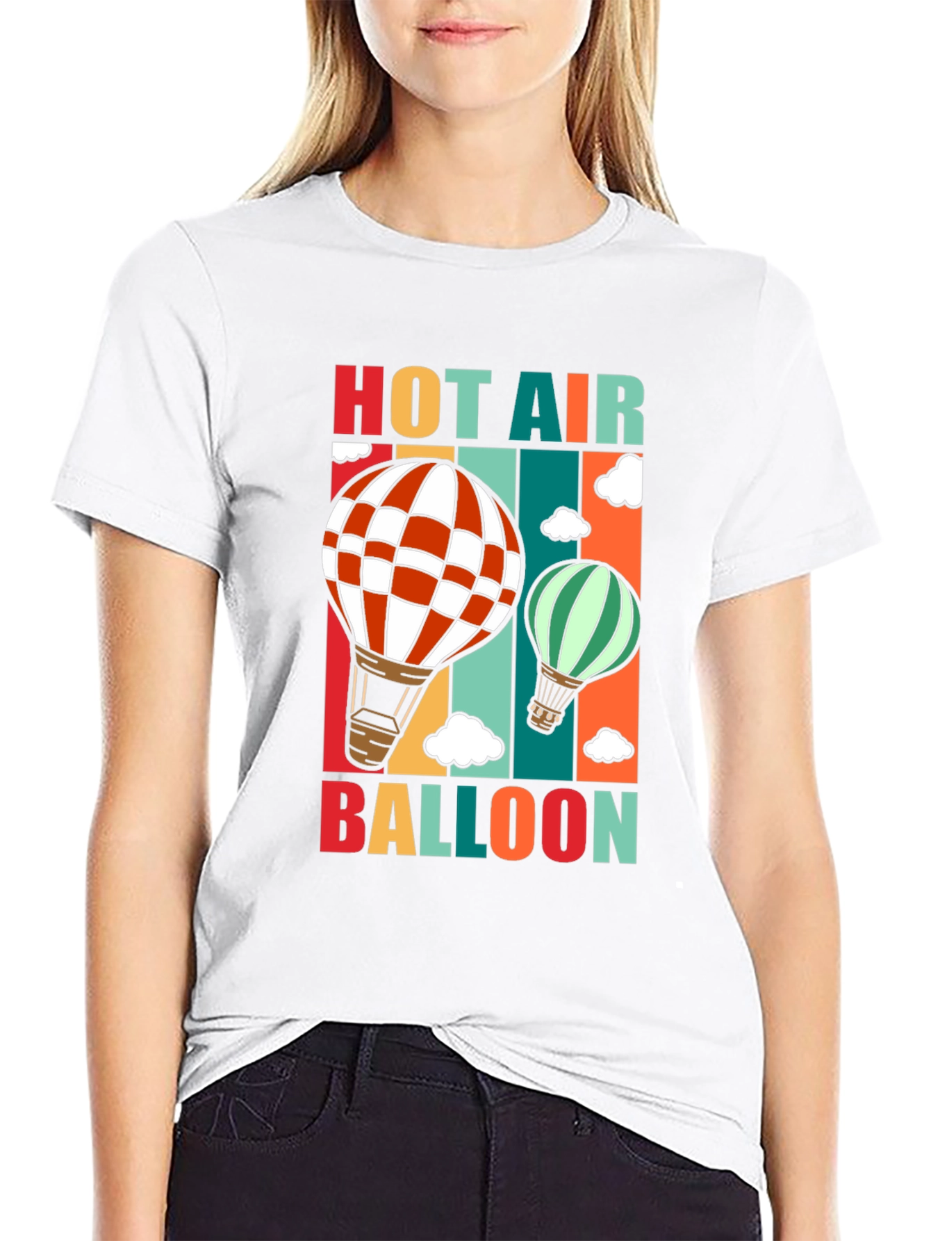 Hot Air Balloon Graphic Tee - Adventure Awaits