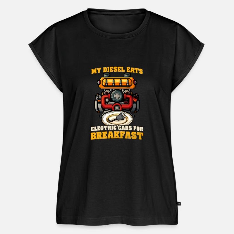 Diesel Car Lover Diesel Eats Electric for Breakfas