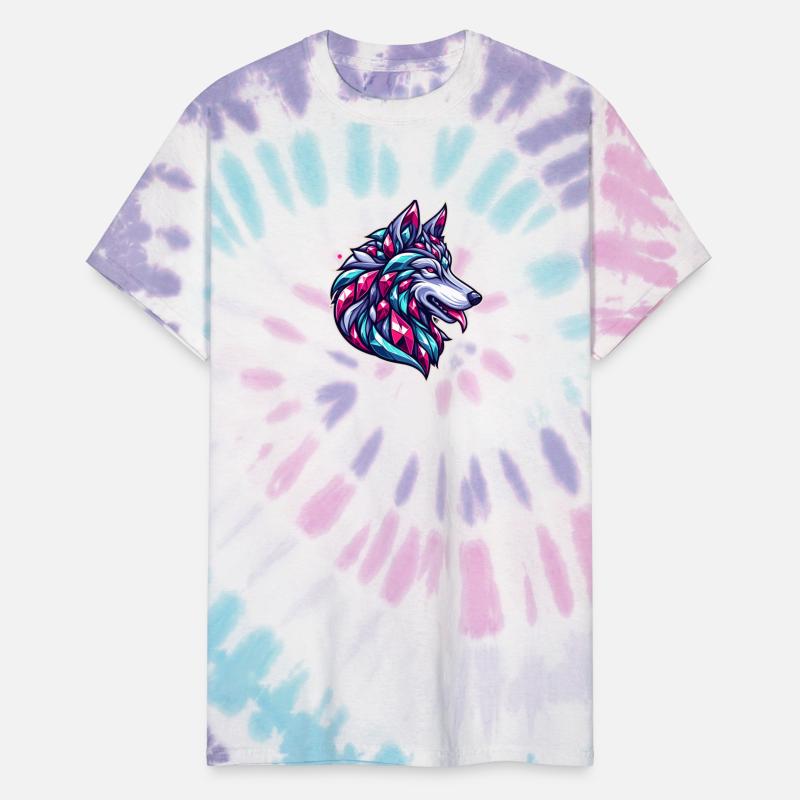 Digital Art - Majestic Wolf Head with Gemstone