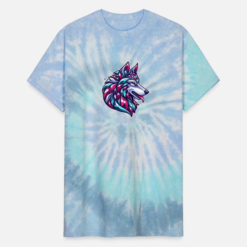 Digital Art - Majestic Wolf Head with Gemstone