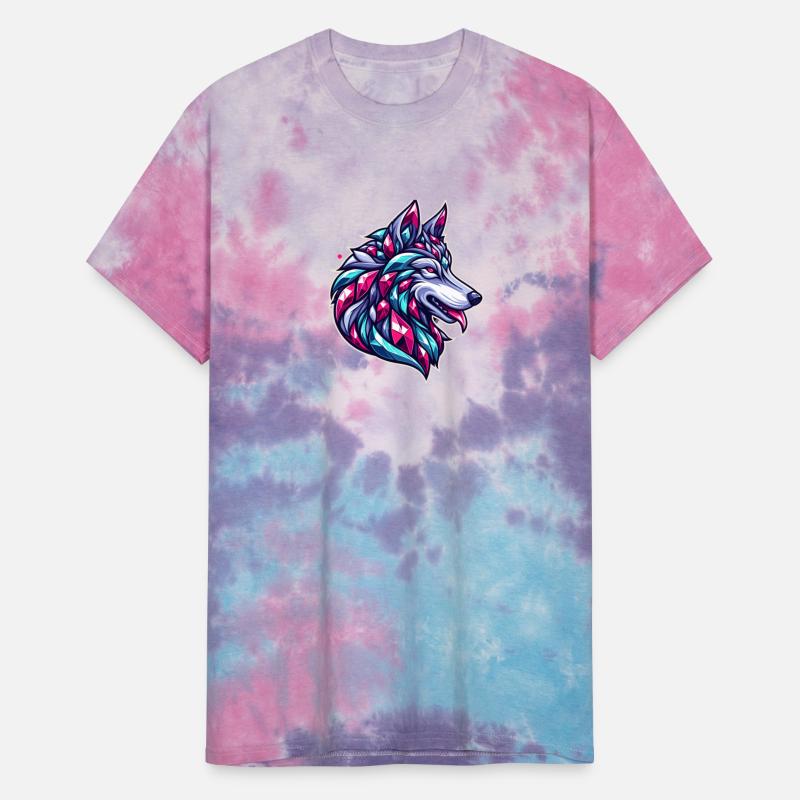 Digital Art - Majestic Wolf Head with Gemstone