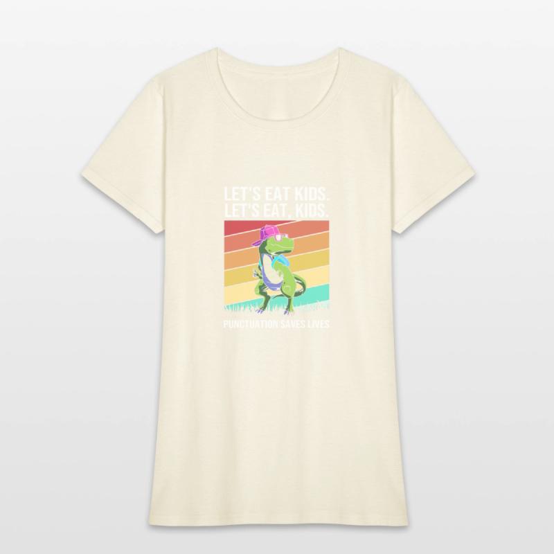 Dino Grammar Punctuation Save Lives Let's Eat Kids