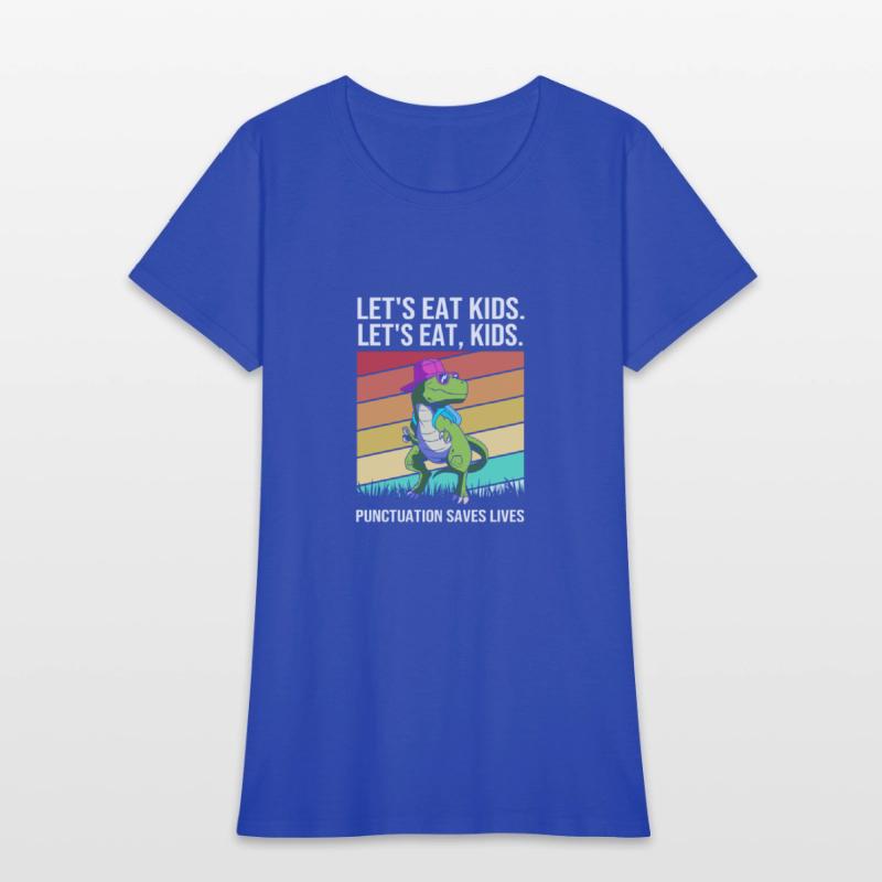 Dino Grammar Punctuation Save Lives Let's Eat Kids