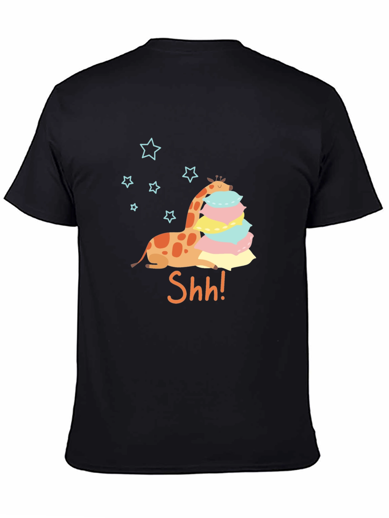 Giraffe Shh! Graphic Tee - Cute & Comfy T-Shirt