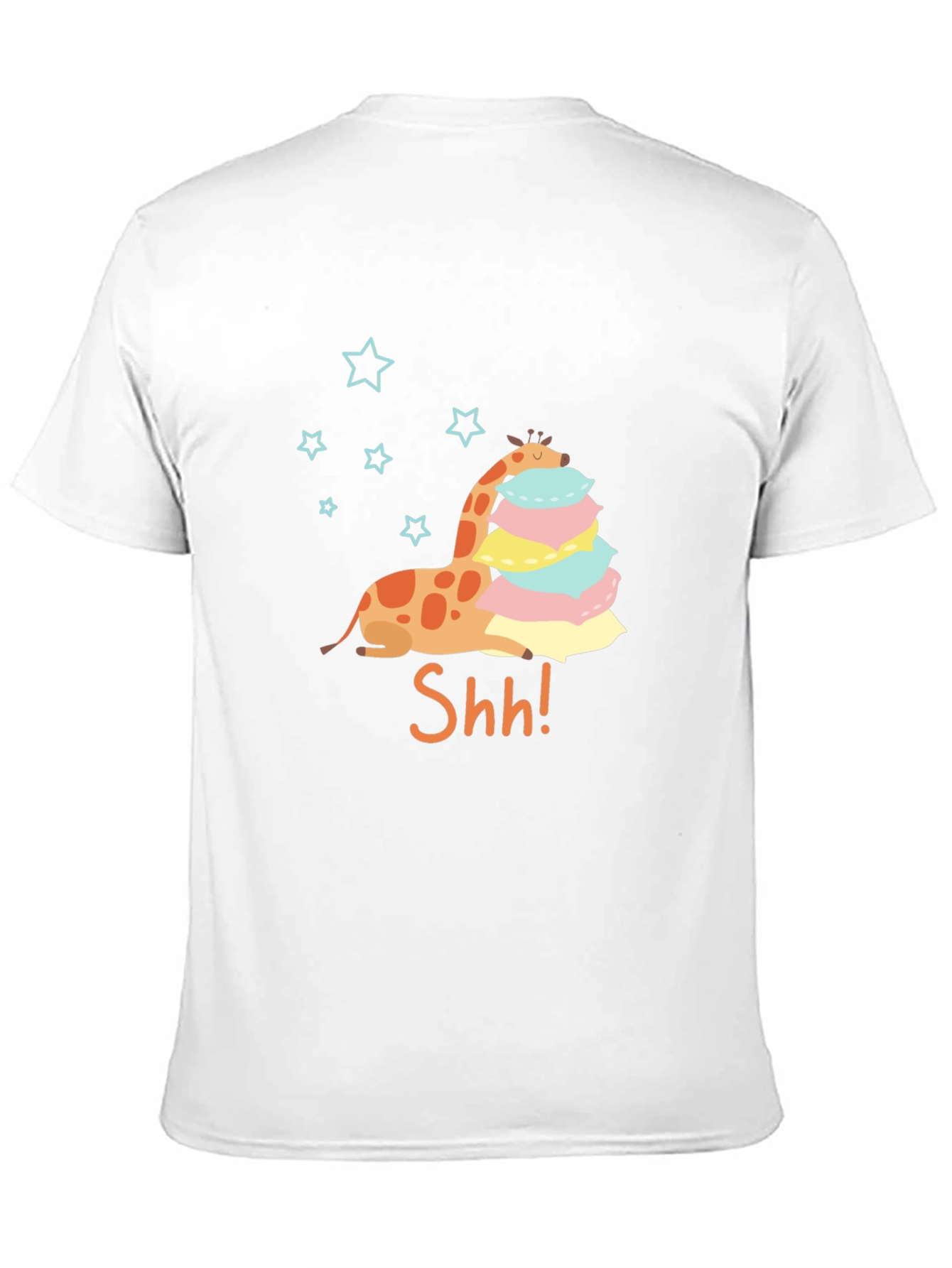 Giraffe Shh! Graphic Tee - Cute & Comfy T-Shirt