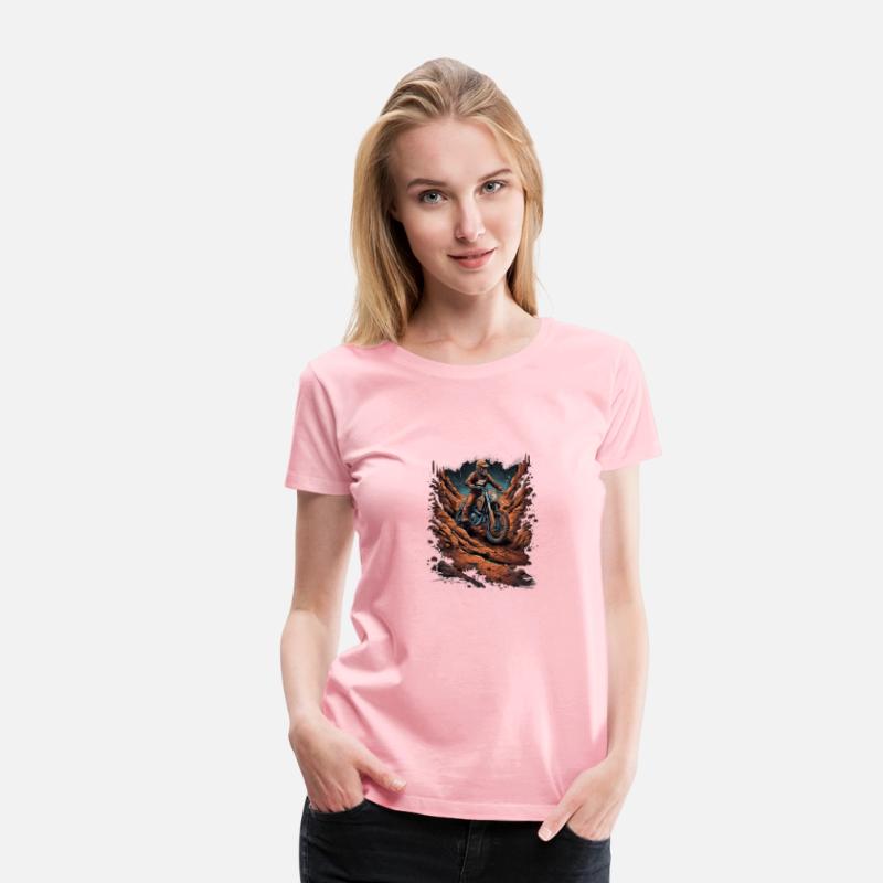 Dirt Bike Rocky Terrain Offroad Biker Motocross