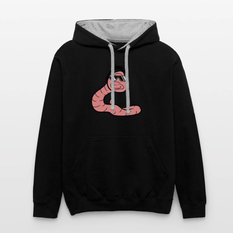 DJ Worm Party Animal Club Music Caterpillar Snake