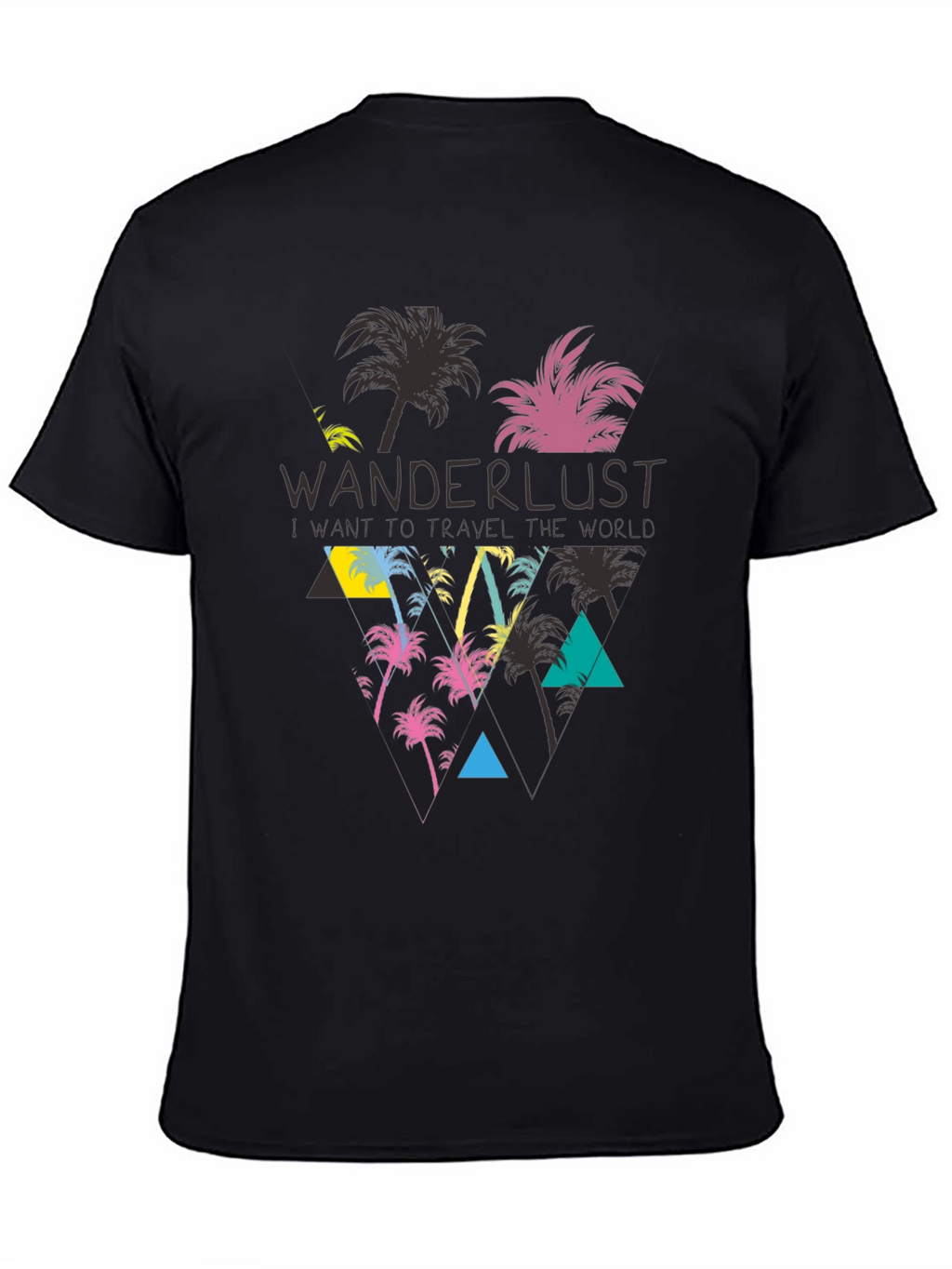 Wanderlust Palm Tree Graphic T-Shirt