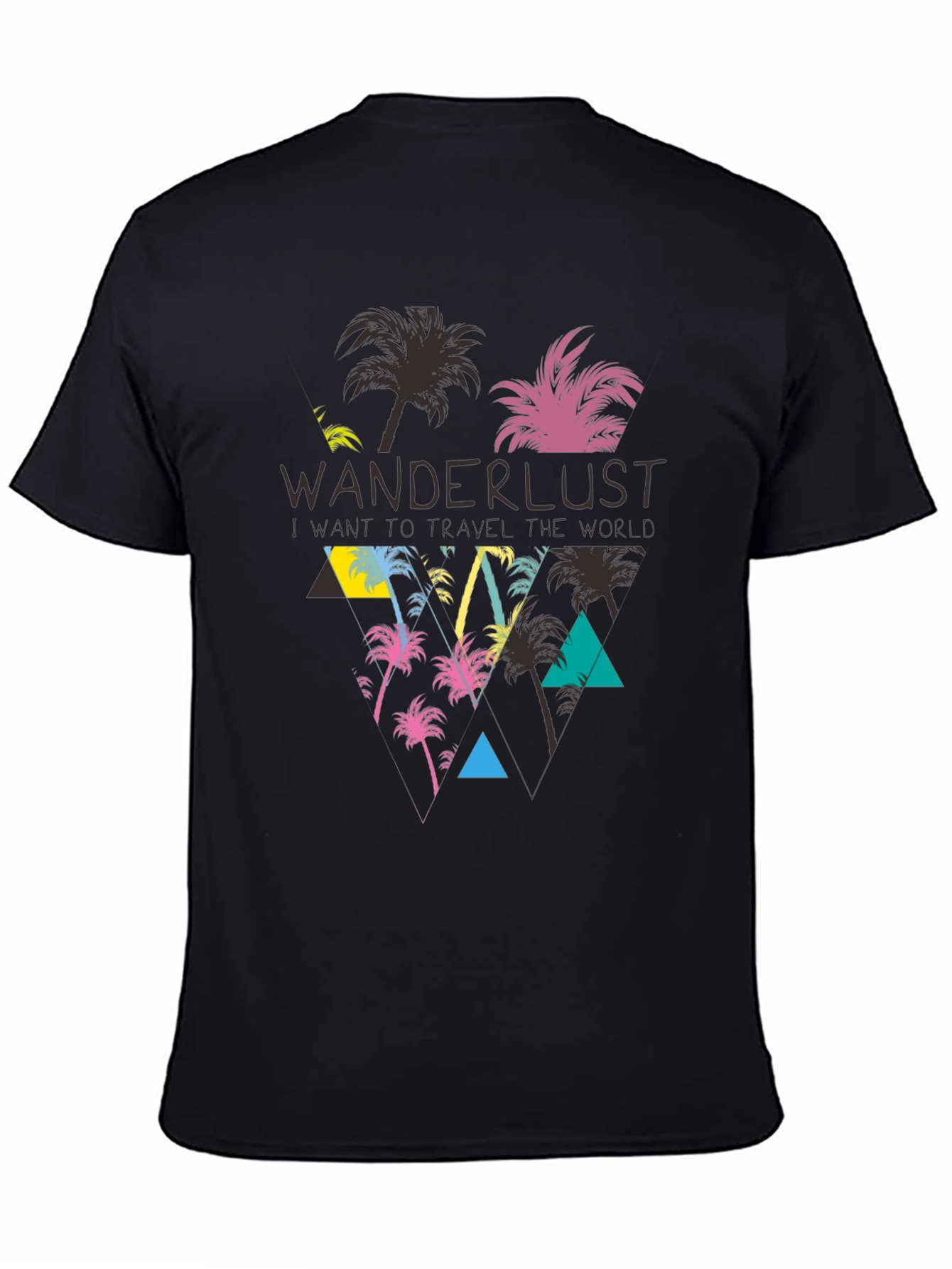 Wanderlust Palm Tree Graphic T-Shirt