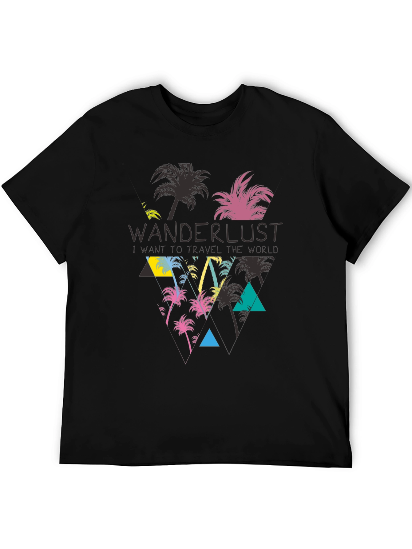 Wanderlust Palm Tree Graphic T-Shirt