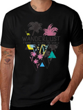 Wanderlust Palm Tree Graphic T-Shirt