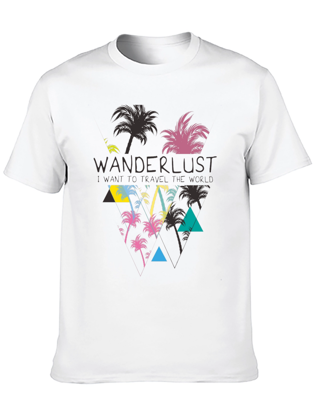 Wanderlust Palm Tree Graphic T-Shirt