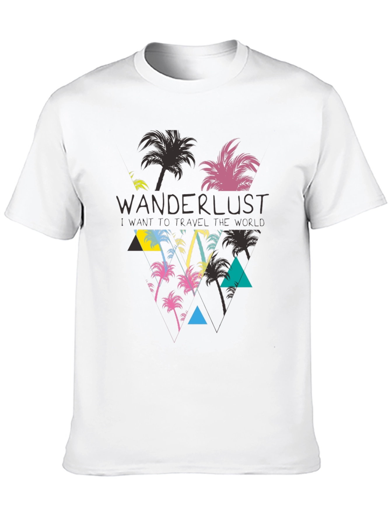 Wanderlust Palm Tree Graphic T-Shirt