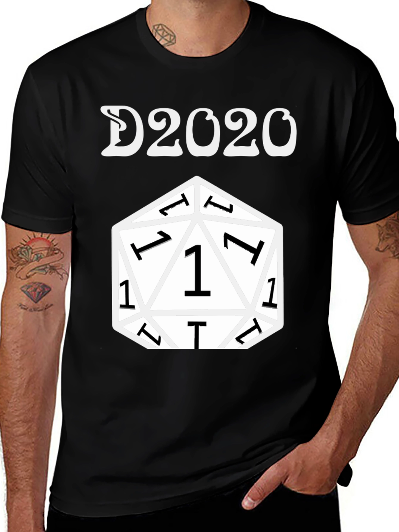 D20 2020 T-Shirt for RPG & Tabletop Gaming Fans