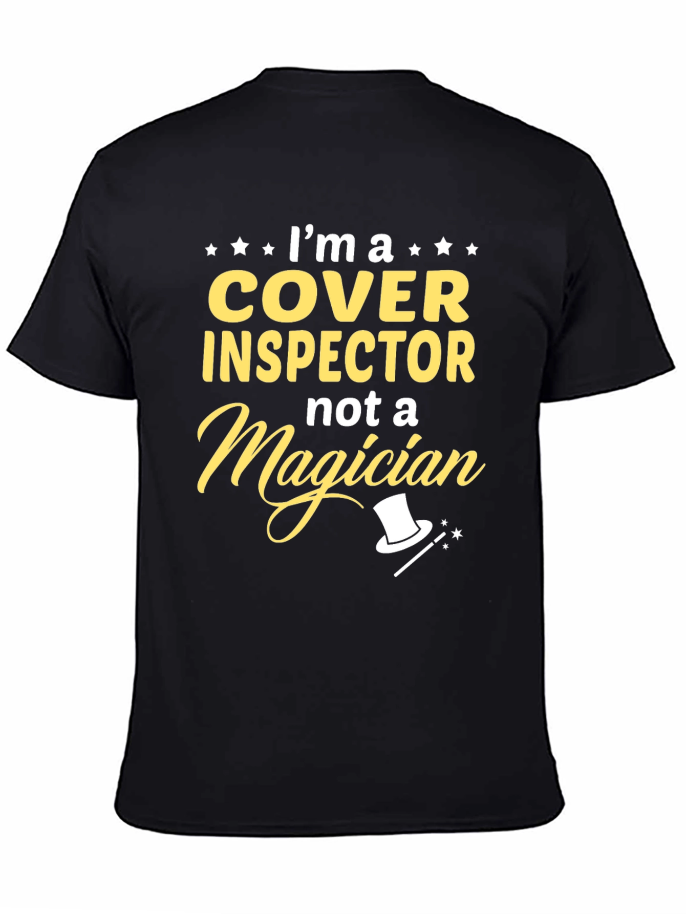 Cover Inspector T-Shirt Funny Job Gift Tee