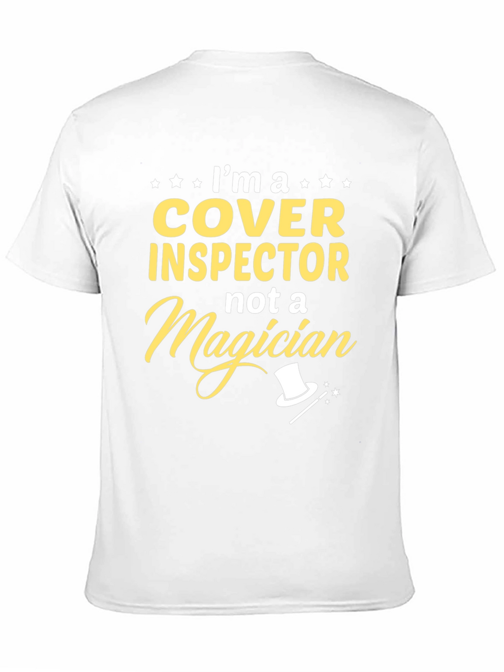 Cover Inspector T-Shirt Funny Job Gift Tee