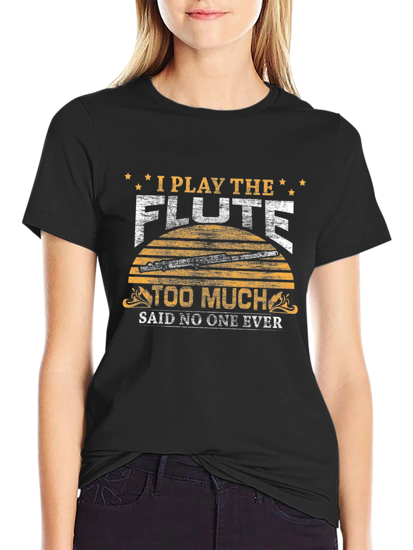 Flute Player T-Shirt - I Play The Flute Too Much