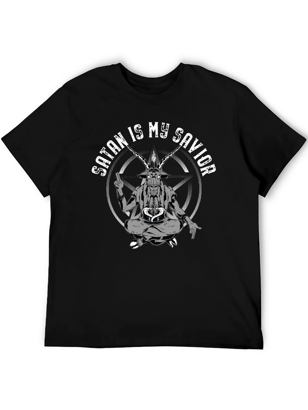 Satan is My Savior Graphic T-Shirt