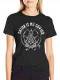 Satan is My Savior Graphic T-Shirt