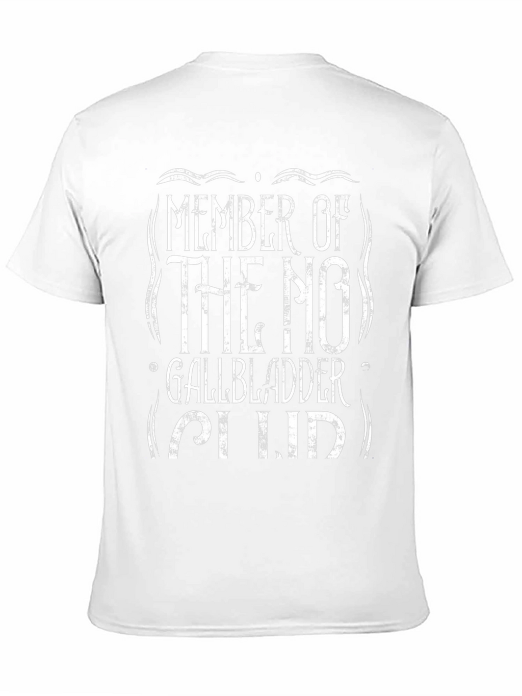 No Gallbladder Club Black T-Shirt