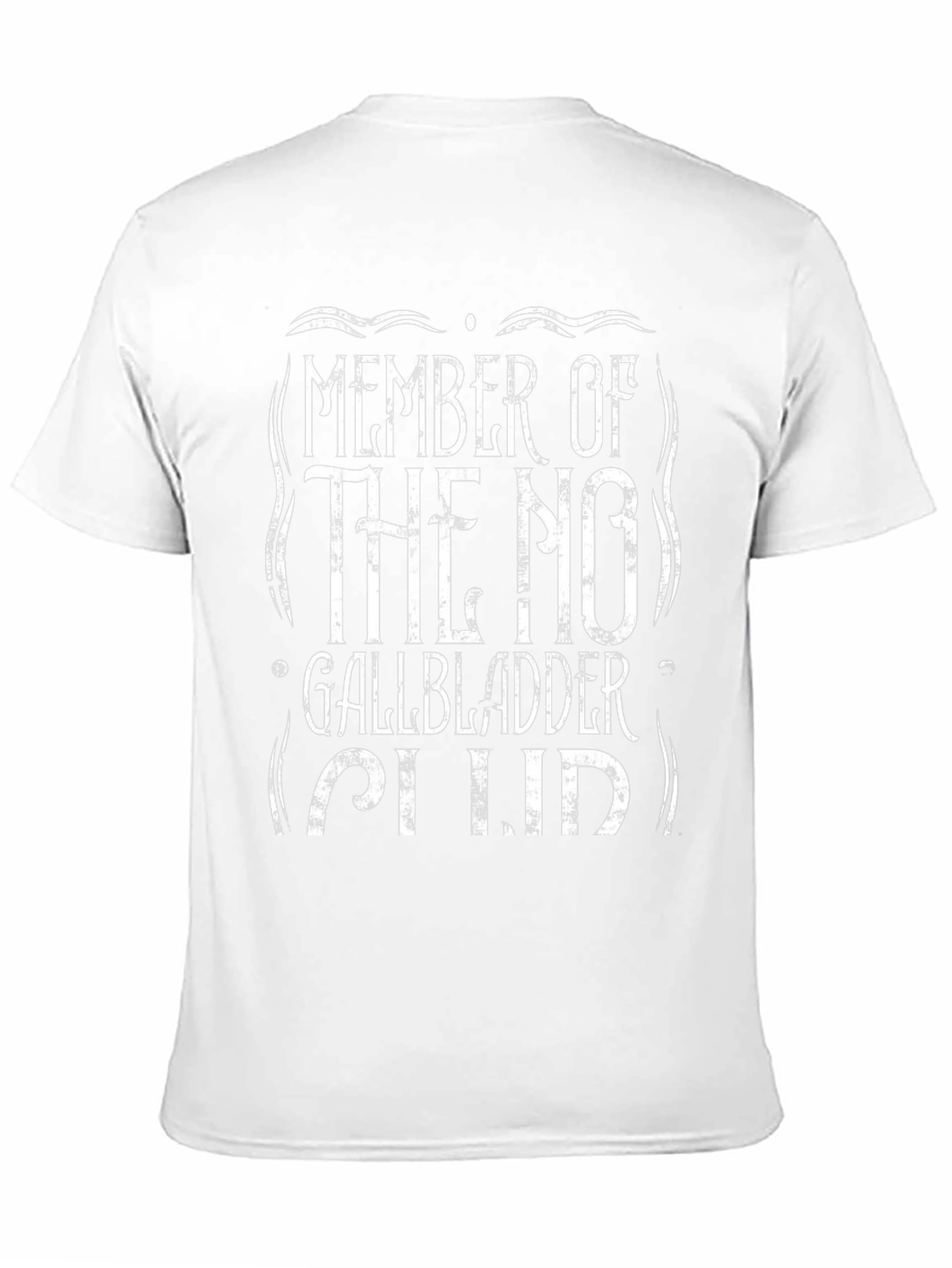 No Gallbladder Club Black T-Shirt