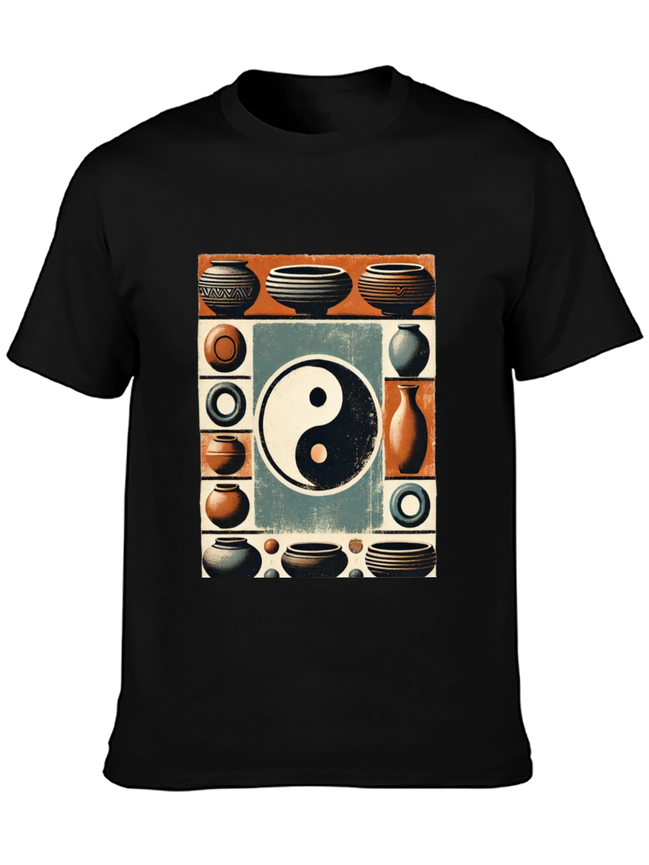 Yin Yang Pottery Art T-Shirt