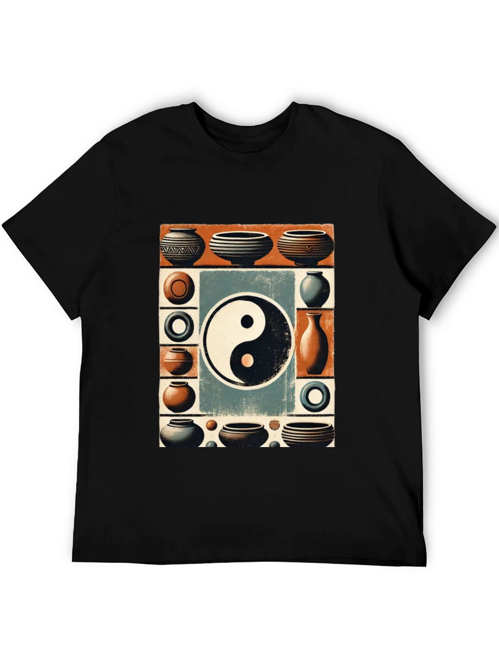 Yin Yang Pottery Art T-Shirt