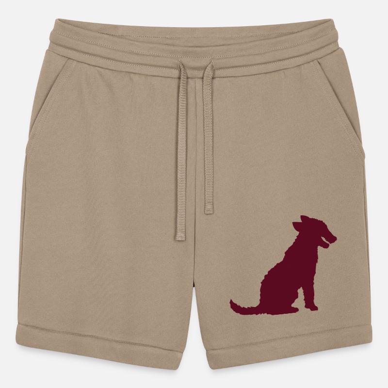 Dog Sitting Silhouette Tongue Sticking Out Outline