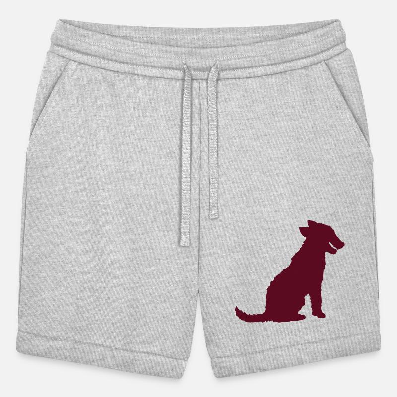 Dog Sitting Silhouette Tongue Sticking Out Outline