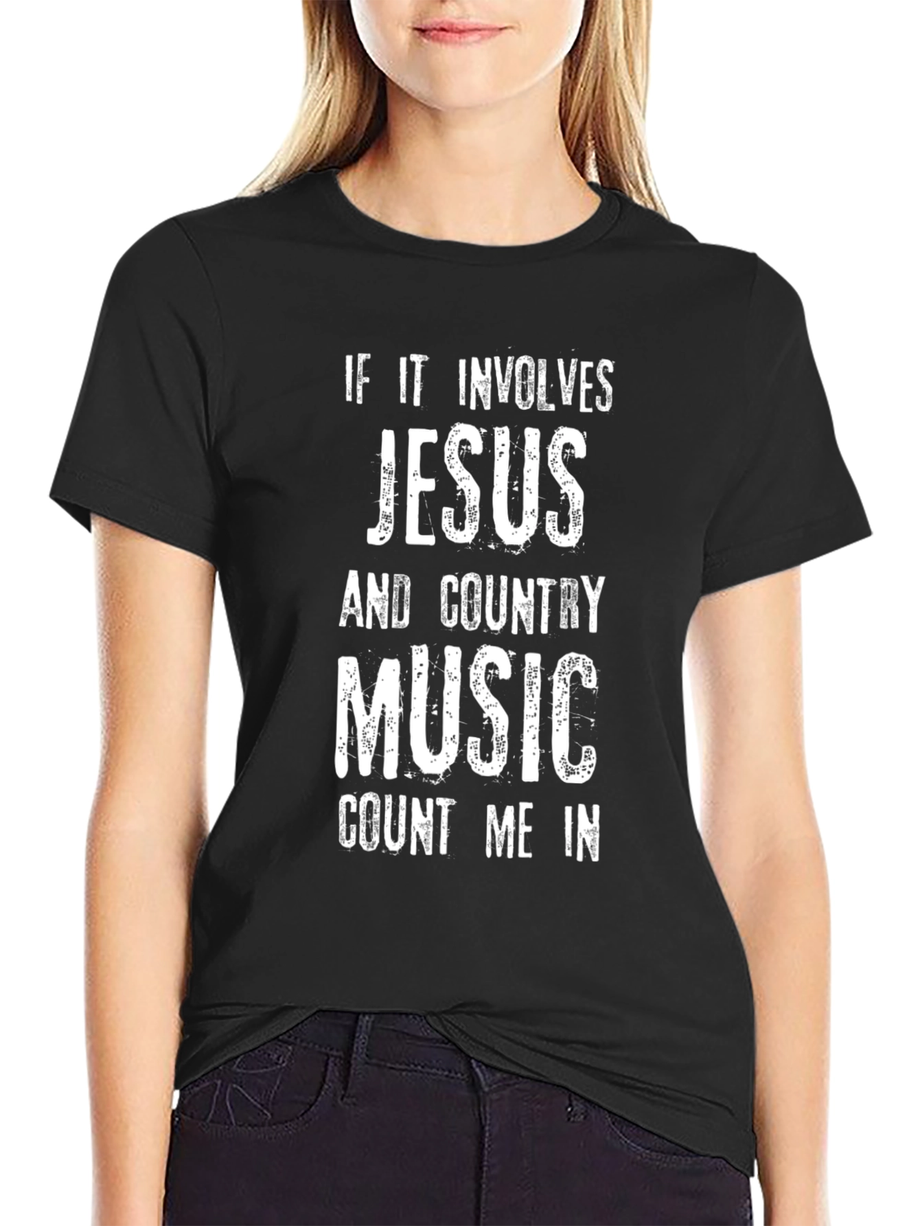 Jesus and Country Music T-Shirt