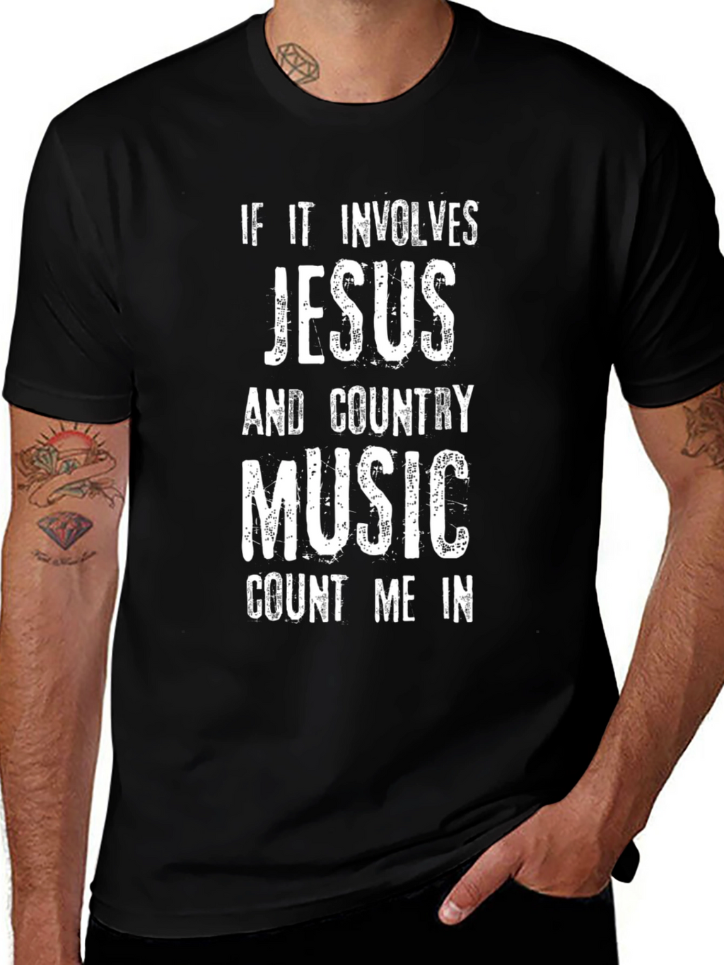 Jesus and Country Music T-Shirt