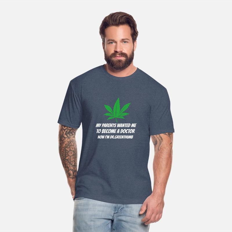 Dr.Greenthumb weed leaf design
