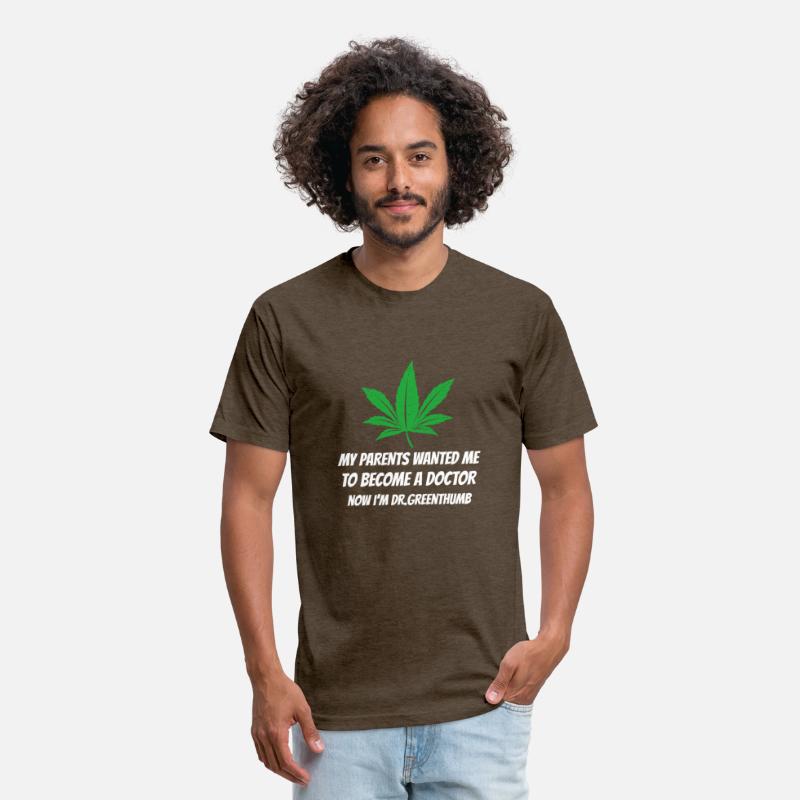 Dr.Greenthumb weed leaf design