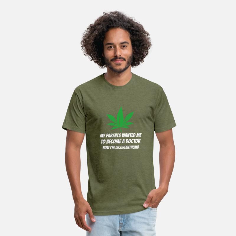 Dr.Greenthumb weed leaf design