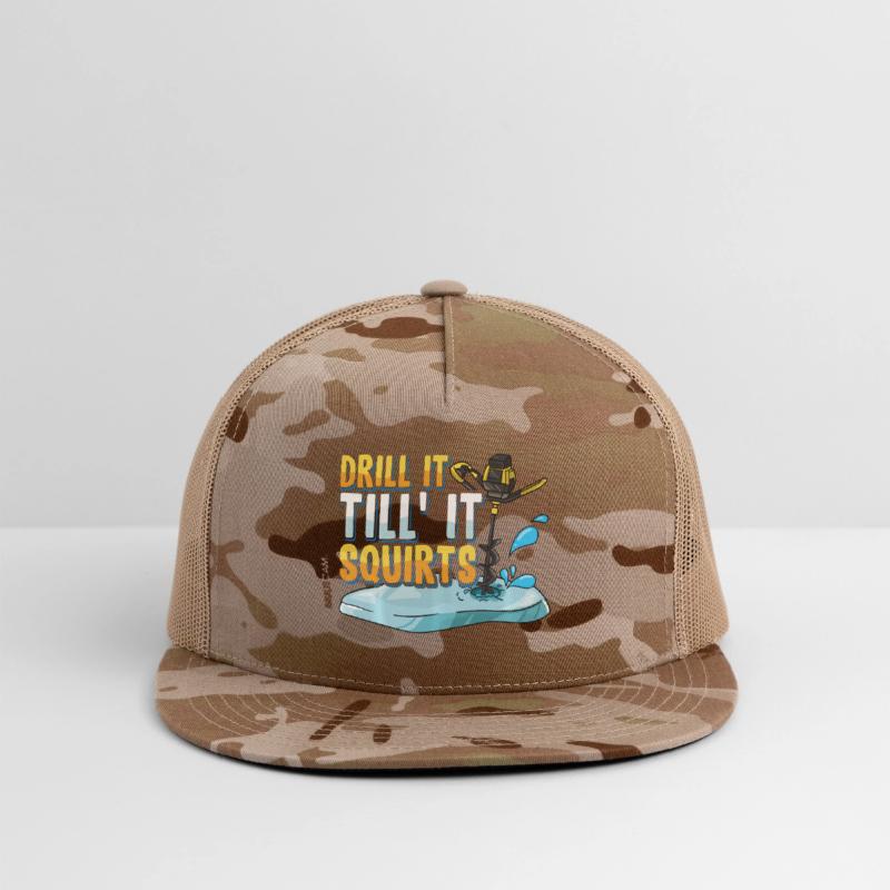 Drill It Till It Squirts Funny Ice Fishing Gift