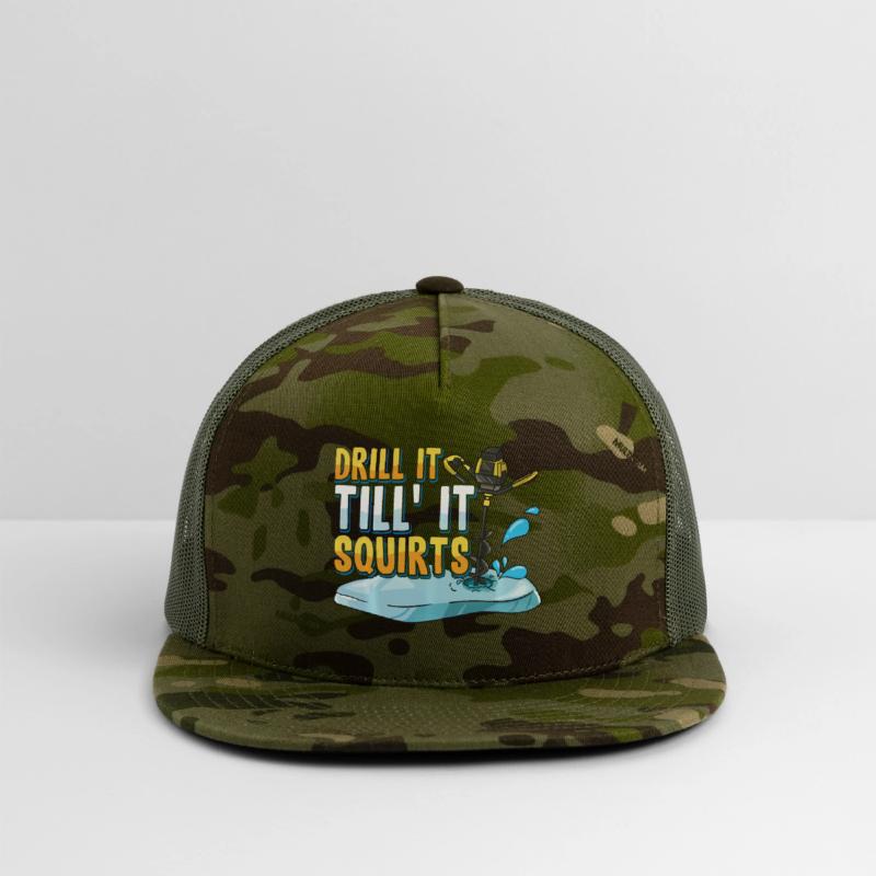 Drill It Till It Squirts Funny Ice Fishing Gift