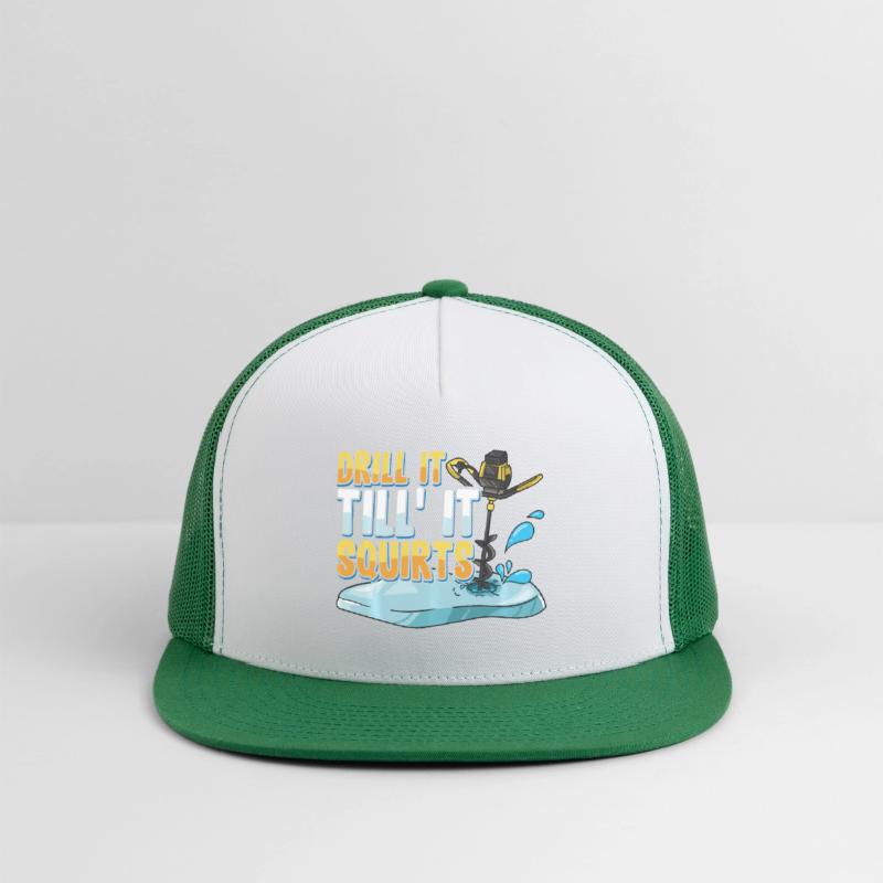 Drill It Till It Squirts Funny Ice Fishing Gift