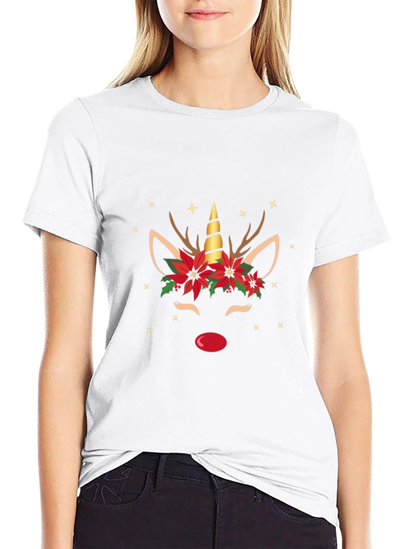 Unicorn Christmas Graphic Tee