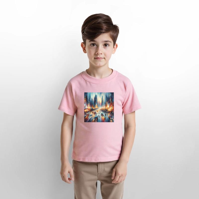 Dusk in Motion: Cityscape Impression