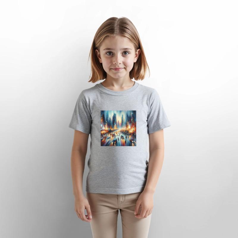 Dusk in Motion: Cityscape Impression