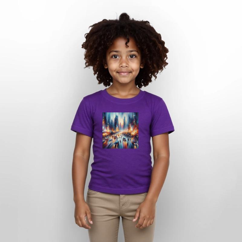 Dusk in Motion: Cityscape Impression