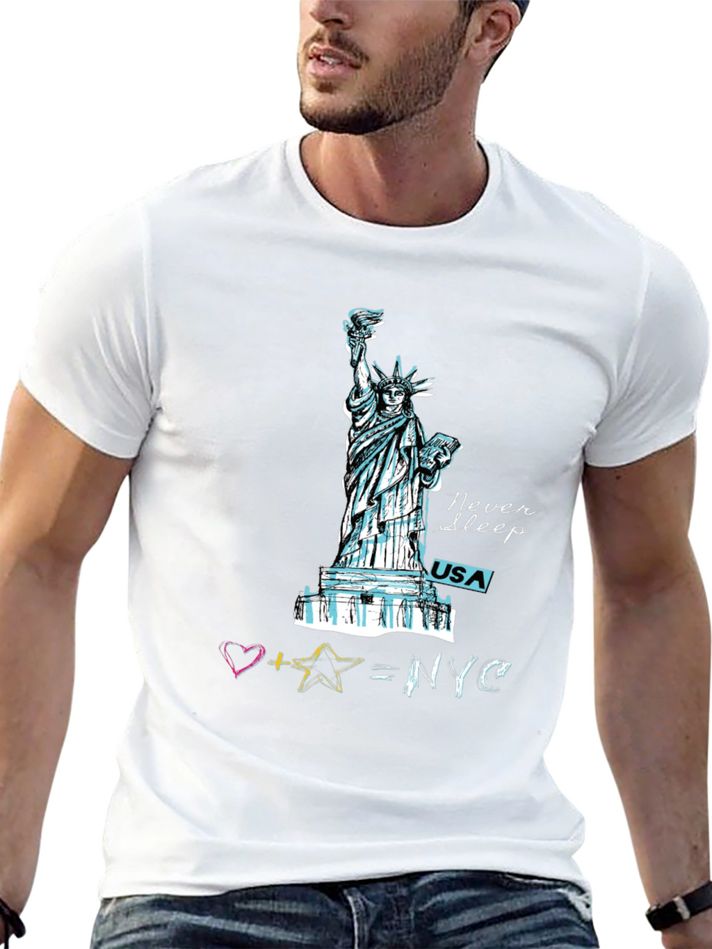 Statue of Liberty Graphic Tee - NYC Pride