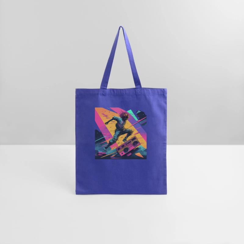 Dynamic Break Dancer With Ghettoblaster Urban Art