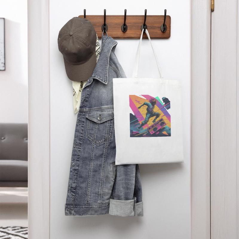 Dynamic Break Dancer With Ghettoblaster Urban Art