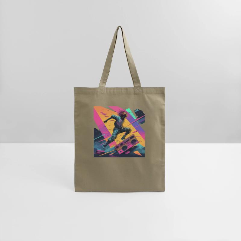 Dynamic Break Dancer With Ghettoblaster Urban Art