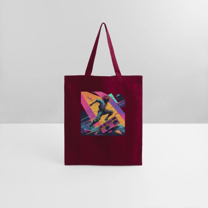 Dynamic Break Dancer With Ghettoblaster Urban Art