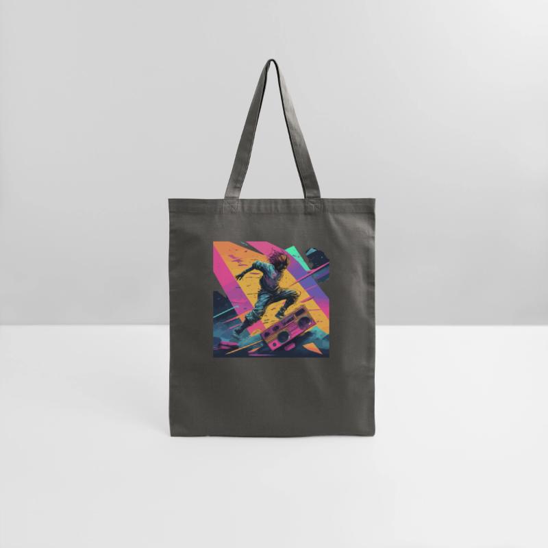 Dynamic Break Dancer With Ghettoblaster Urban Art