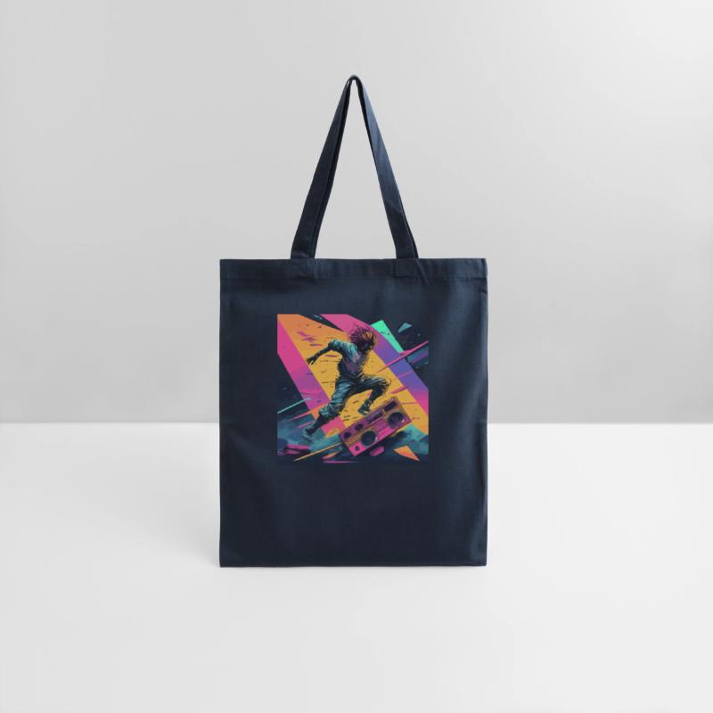 Dynamic Break Dancer With Ghettoblaster Urban Art