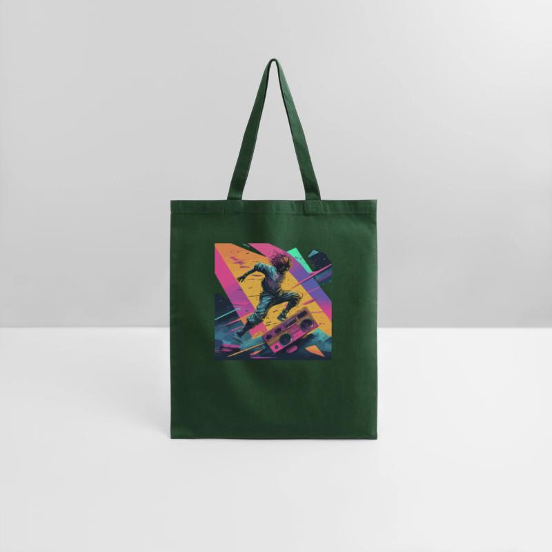 Dynamic Break Dancer With Ghettoblaster Urban Art