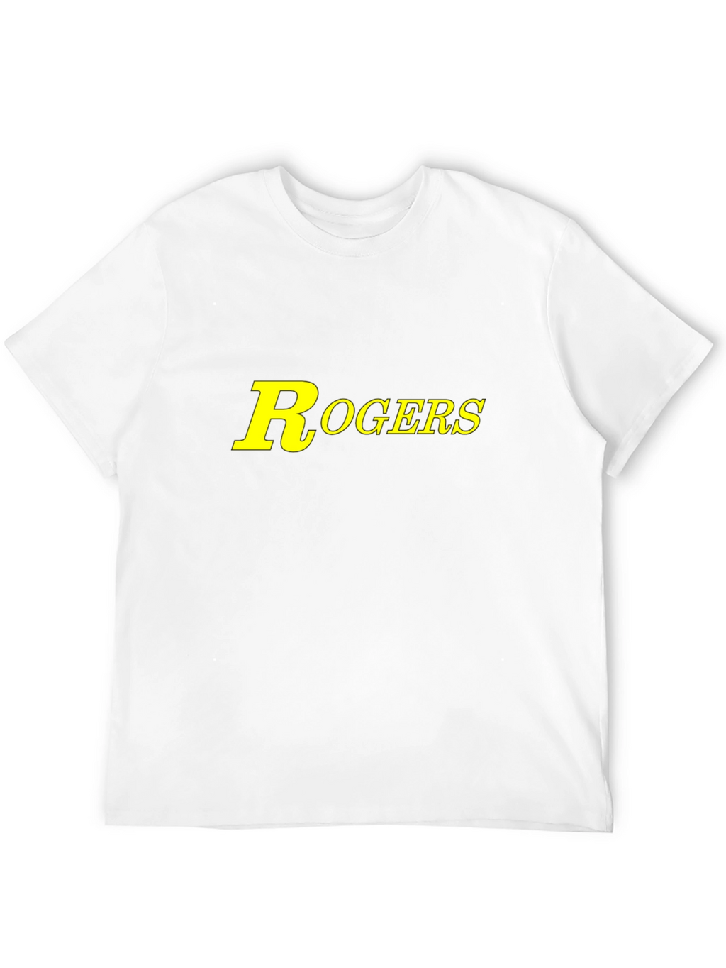 Rogers Black Cotton T-Shirt - Classic Logo Design